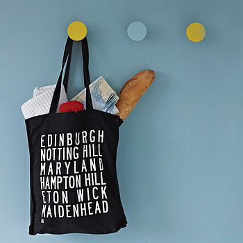 Personalised Destinations Canvas Shopper Bag, 2 of 12