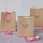 Personalised Set Of Ten Favour Bags, thumbnail 1 of 4