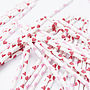 Red Heart Print Paper Party Straws, thumbnail 1 of 5