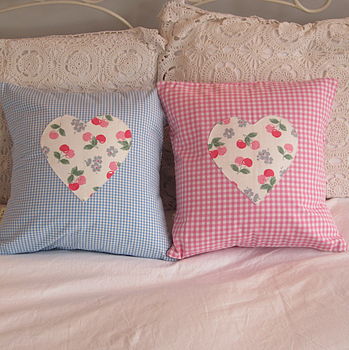 gingham cushion