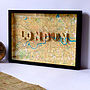 London Letter Map Artwork, thumbnail 2 of 12