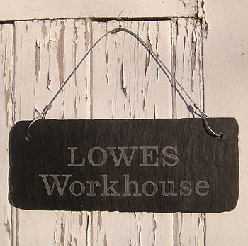 Personalised Engraved Slate Shed Sign, 6 of 9
