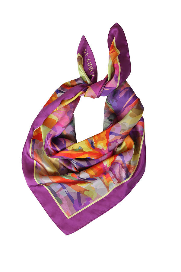 bird of paradise silk scarf by fabryan | notonthehighstreet.com