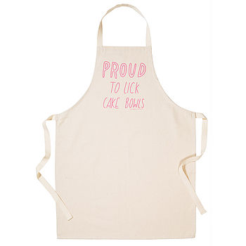 'Proud To Lick Cake Bowls' Apron, 2 of 2