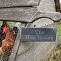 Engraved Slate Chicken Shed Sign, thumbnail 4 of 7