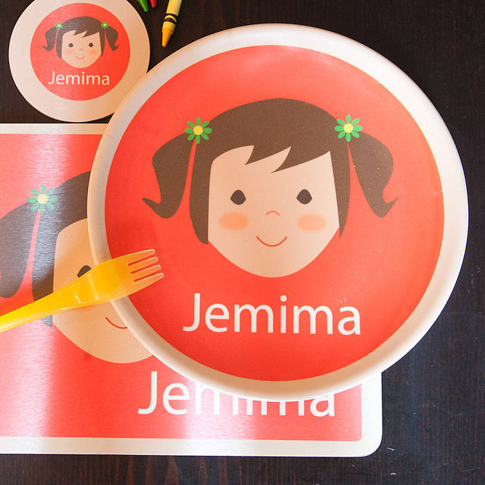 Personalised Face Placemat By Kisses and Creations