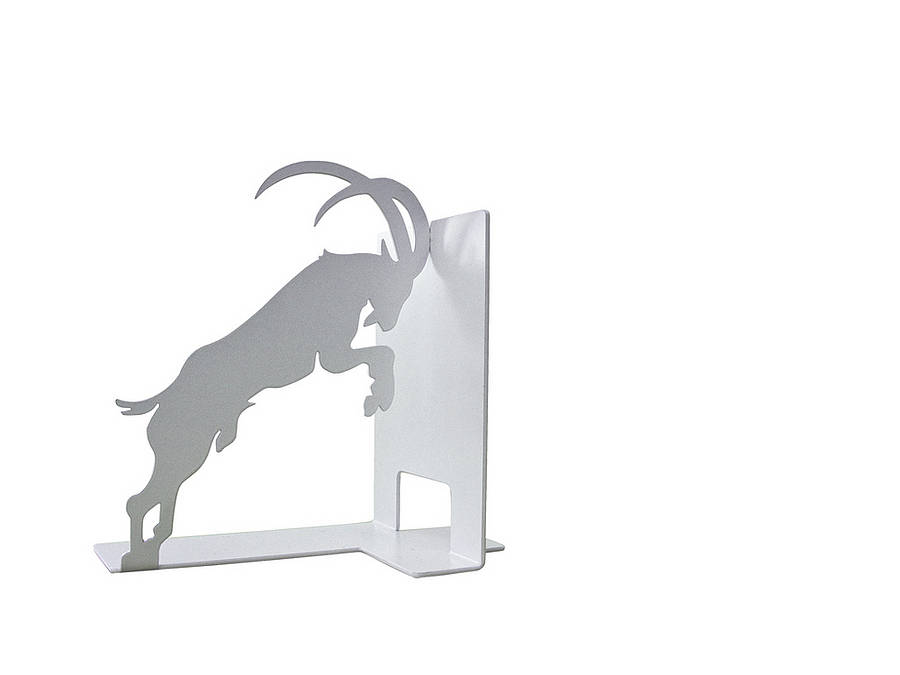 Steel Goat Bookend By MyHaus