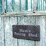Engraved Slate Mum's Garden Sign, thumbnail 2 of 5