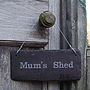 Engraved Slate Mum's Garden Sign, thumbnail 3 of 5