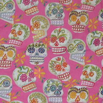 Mexican Glittery Sugar Skulls Cushion Cover, 3 of 9