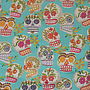 Mexican Glittery Sugar Skulls Cushion Cover, thumbnail 4 of 9