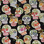 Mexican Glittery Sugar Skulls Cushion Cover, thumbnail 5 of 9