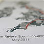 Personalised Stitch Your Journey Map Print, thumbnail 12 of 12