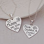 Personalised Silver 'Love You' Heart Necklace, thumbnail 1 of 3
