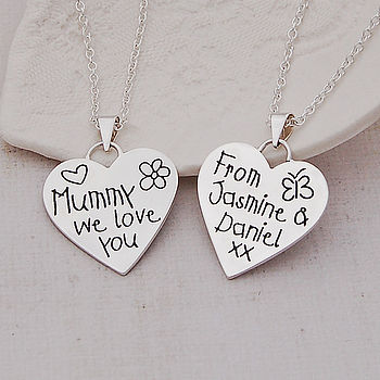 Personalised Silver 'Love You' Heart Necklace, 3 of 3