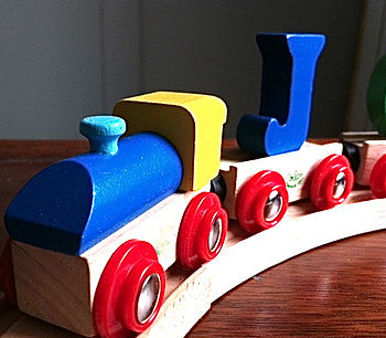 Personalised Wooden Name Train, 10 of 12