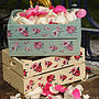 Pink Roses Gift Crate, thumbnail 1 of 6