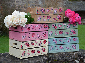 Pink Roses Gift Crate, 2 of 6