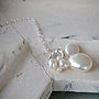 Pearl Cluster Necklace, thumbnail 1 of 6