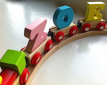 Personalised Wooden Name Train, 12 of 12