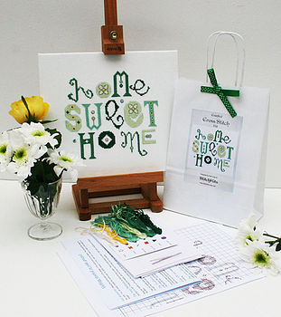 'Home Sweet Home' Cross Stitch Kit, 3 of 11