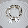 Personalised Silver New Mum Bracelet, thumbnail 3 of 6