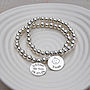 Personalised Silver New Mum Bracelet, thumbnail 5 of 6