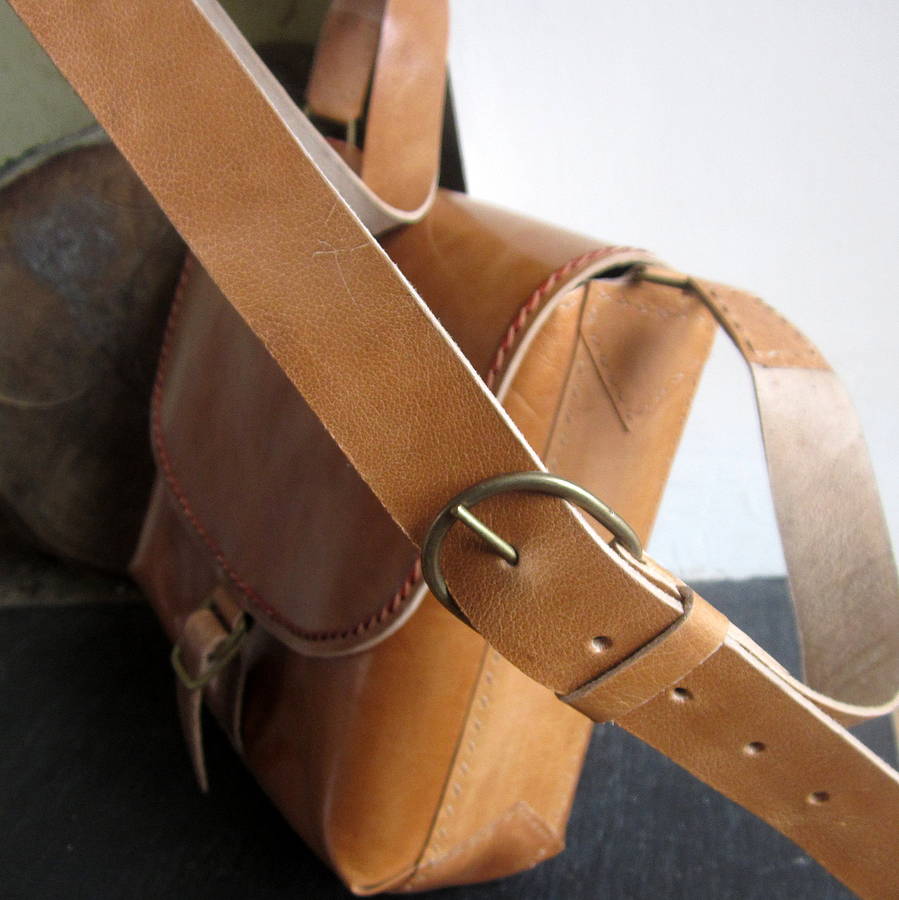 Leather Satchel Bag By The Fairground | notonthehighstreet.com