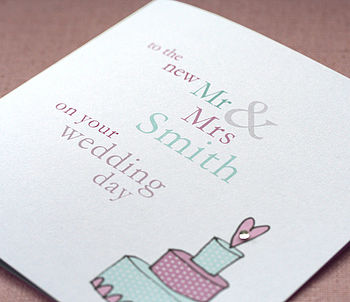 Personalised Wedding Card, 2 of 3