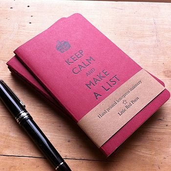 Keep Calm And Make A List Pocket Notebook, 2 of 10