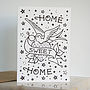 'Home Sweet Home' Tattoo Diamante Card, thumbnail 4 of 4