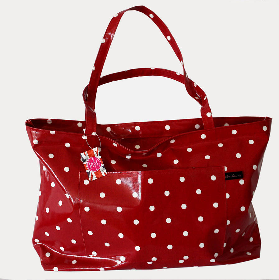 Vintage Inspired Oilcloth Weekend Bag By Love Lammie & Co ...