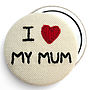 'I Love…' Personalised Compact Mirror, thumbnail 1 of 6