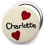 Embroidered Personalised Pocket Mirror, thumbnail 2 of 3