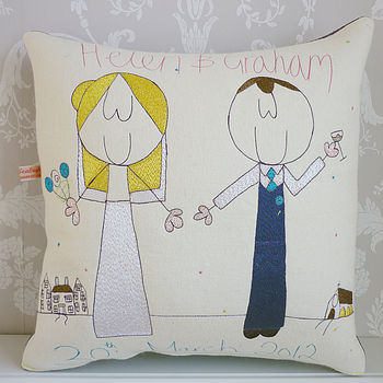 Personalised Wedding Gift Cushion, 3 of 12