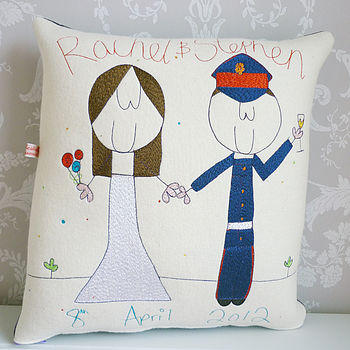 Personalised Wedding Gift Cushion, 5 of 12