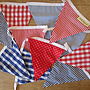Boys Red Blue Bunting - Can Be Personalised, thumbnail 1 of 4