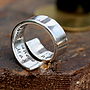 Personalised Twisted Love Ring, thumbnail 5 of 6