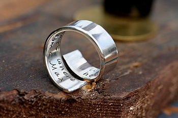 Personalised Twisted Love Ring, 5 of 6
