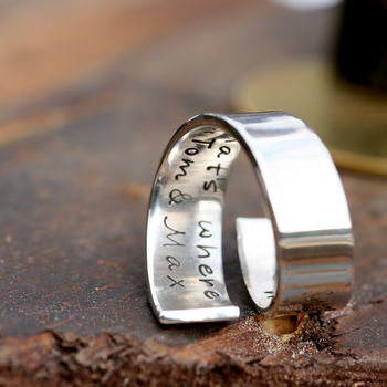 Personalised Twisted Love Ring, 6 of 6