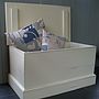Blanket Box Hand Painted In Any Colour And Size, thumbnail 1 of 6