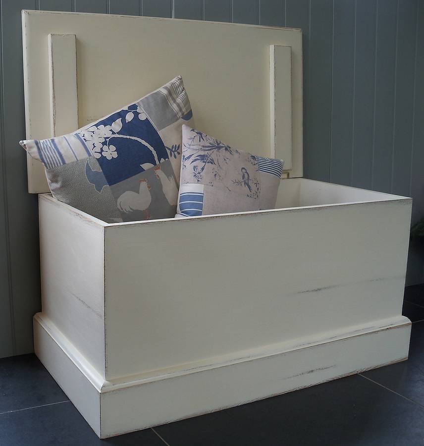 Blanket Box Hand Painted In Any Colour And Size, 1 of 6