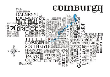 Edinburgh Word Map, 3 of 4