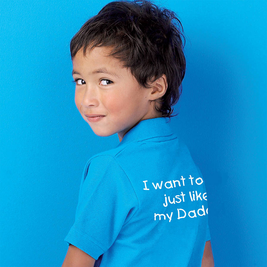 'Just Like Daddy' Polo Shirt, 1 of 7