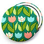 ''Tulips'' Compact Mirror, thumbnail 1 of 2