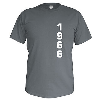 Personalised Men's Year T Shirt, 3 of 8