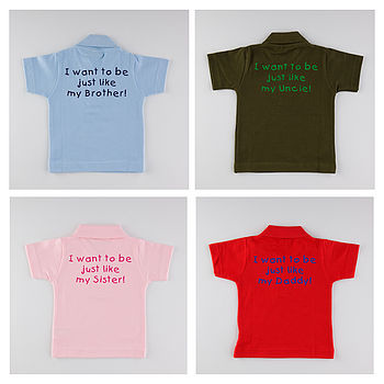 'Just Like Daddy' Polo Shirt, 5 of 7