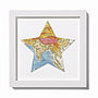 Personalised Map Location Star Anniversary Print Gift, thumbnail 4 of 4