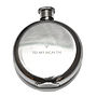 'To My Health' Hip Flask, thumbnail 2 of 7
