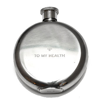 'To My Health' Hip Flask, 2 of 7